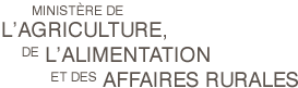 Minist&egrave;re de l'Agriculture, de l'Alimentation et des Affaires rurales